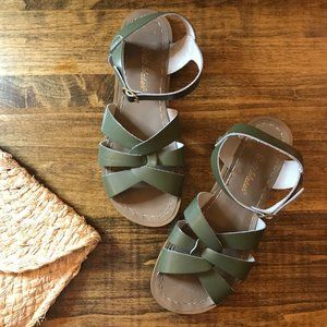 Olive Saltwater Sandals